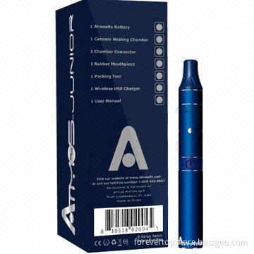 ATMOS RAW RX Personal Vaporizer Pen Blue E-cigarette Starter Kit, No Any Burning Taste